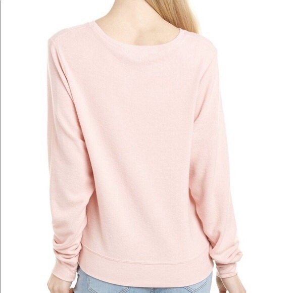 NWT Wildfox | Sketchy Heart Baggy Beach Jumper - Picture 3 of 12